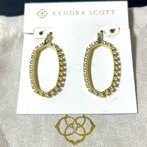 Kendra Scott Elle gold crystals earrings